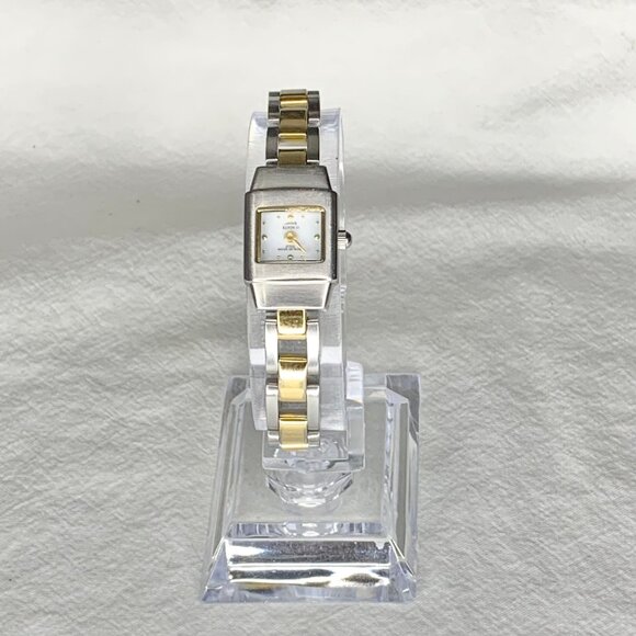 Anne Klein II 10/4247 Two-Tone Gold Silver Women's Quartz Watch Mother of Pearl - Picture 1 of 6